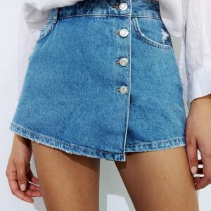 ZARA Denim skort